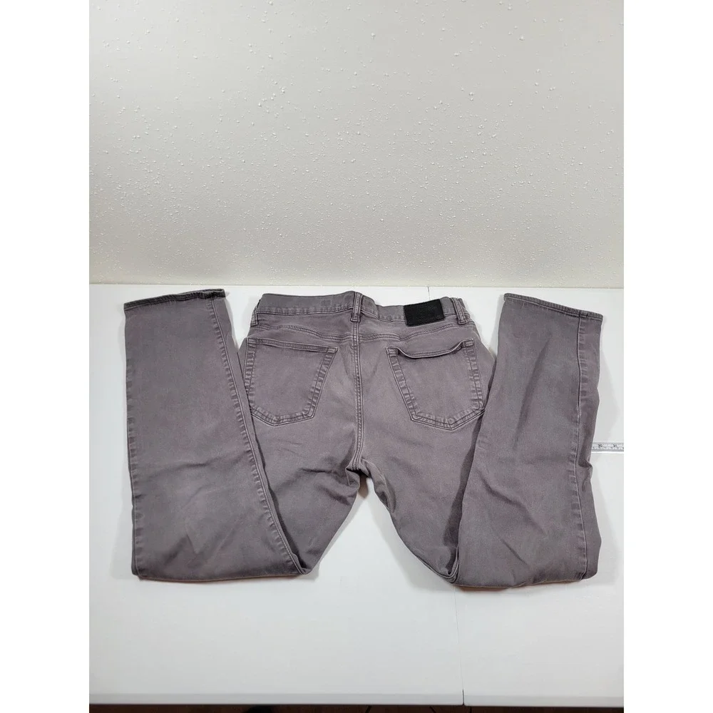 Lucky Brand 121 Slim Mens 33x32 Grey Excellent Straight Leg Denim Jeans